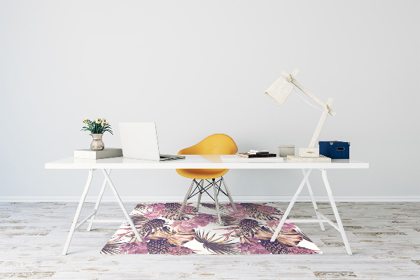 Tapis de chaise de bureau Ananas