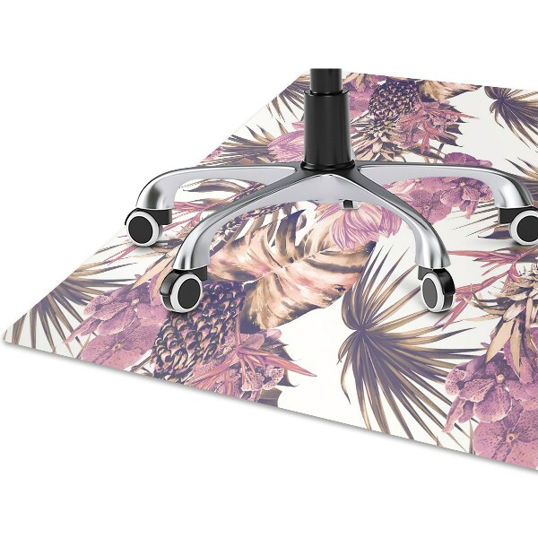 Tapis de chaise de bureau Ananas