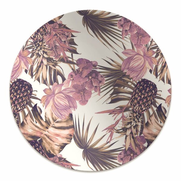Tapis de chaise de bureau Ananas