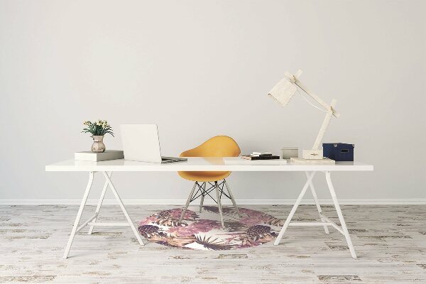 Tapis de chaise de bureau Ananas