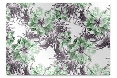 Tapis de chaise de bureau Fleurs magiques