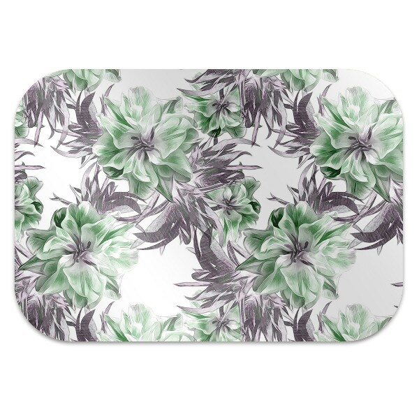 Tapis de chaise de bureau Fleurs magiques