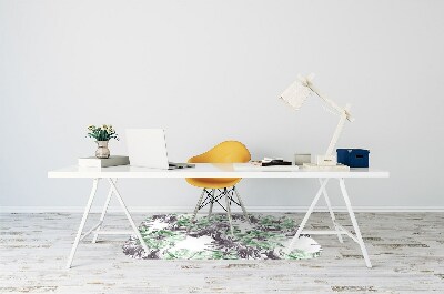 Tapis de chaise de bureau Fleurs magiques