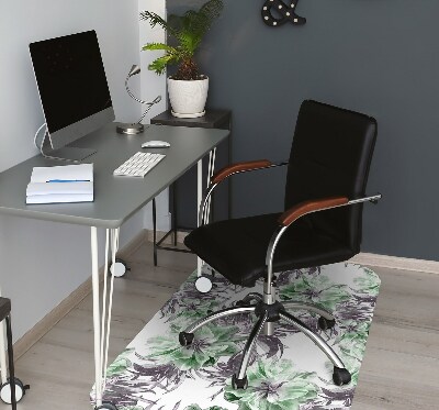 Tapis de chaise de bureau Fleurs magiques