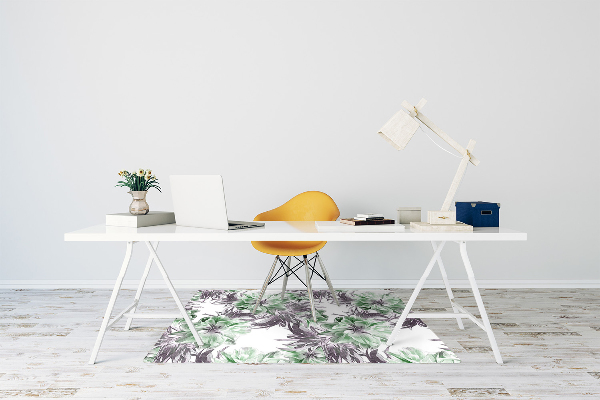 Tapis de chaise de bureau Fleurs magiques