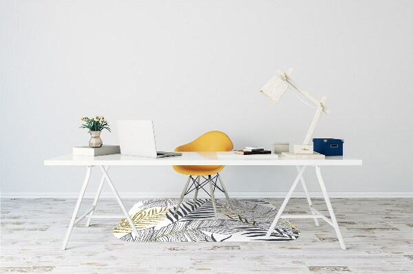 Tapis de chaise Feuilles de palmier
