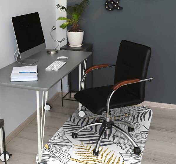 Tapis de chaise Feuilles de palmier