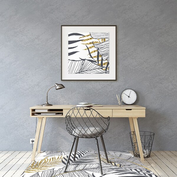 Tapis de chaise Feuilles de palmier