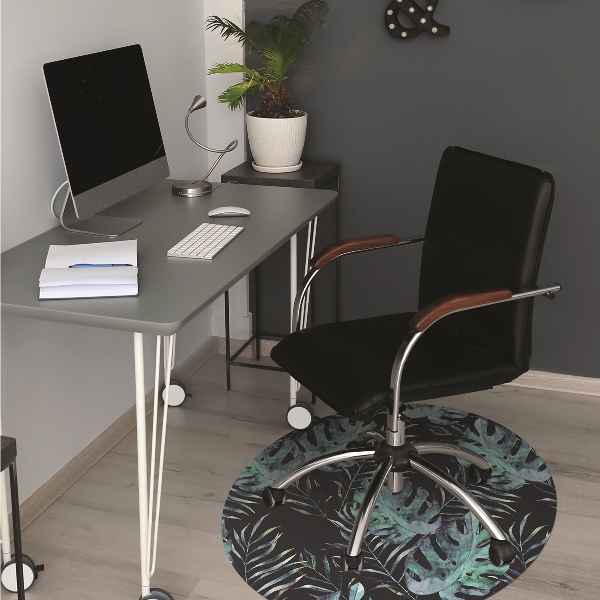 Tapis bureau Feuilles sombres