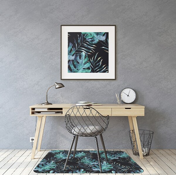 Tapis bureau Feuilles sombres