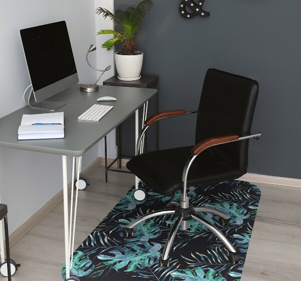 Tapis bureau Feuilles sombres