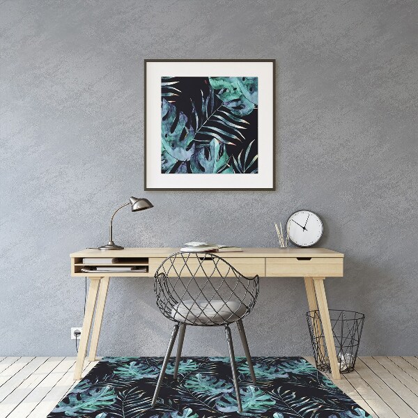 Tapis bureau Feuilles sombres