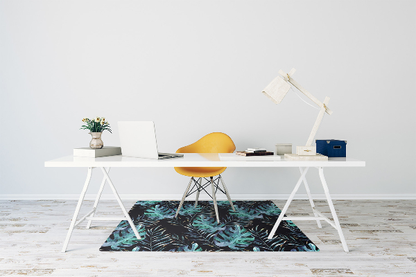 Tapis bureau Feuilles sombres