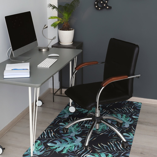 Tapis bureau Feuilles sombres
