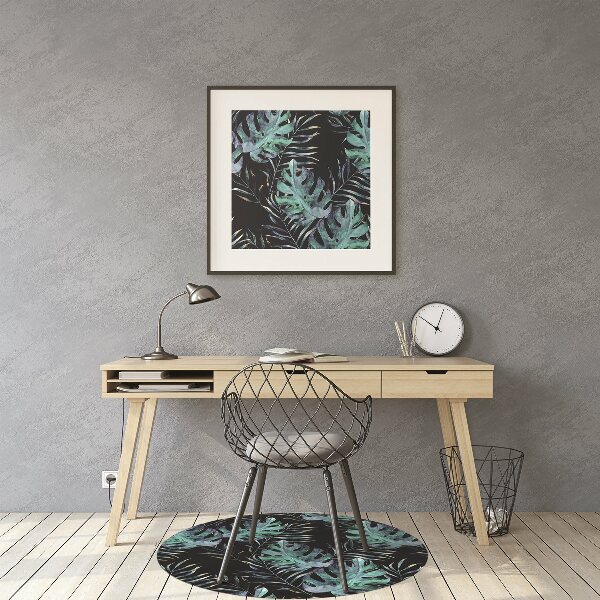 Tapis bureau Feuilles sombres