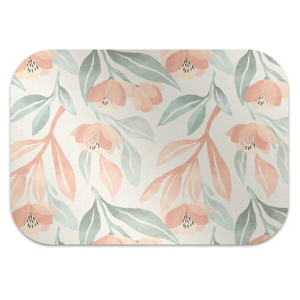 Tapis de chaise de bureau Feuilles