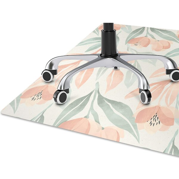 Tapis de chaise de bureau Feuilles