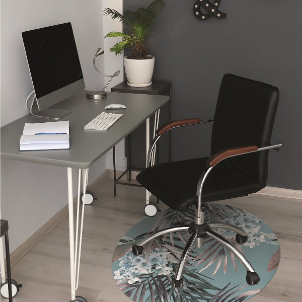 Tapis de chaise Image des feuilles