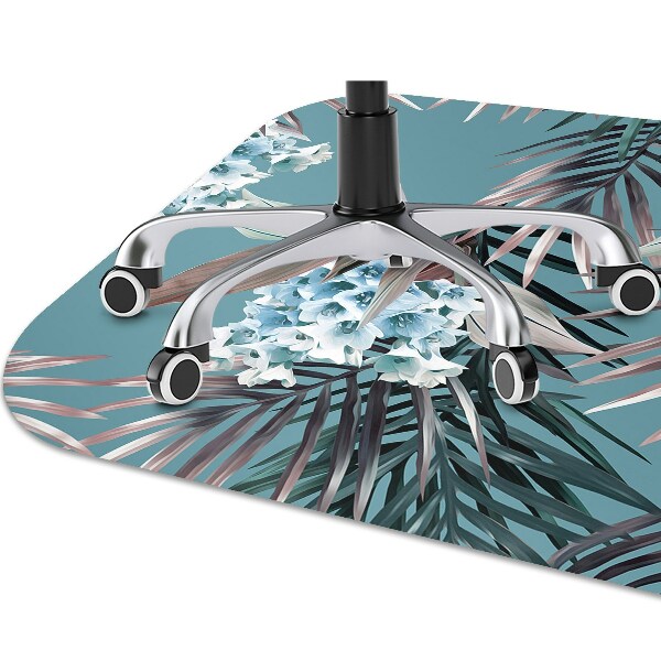 Tapis de chaise Image des feuilles
