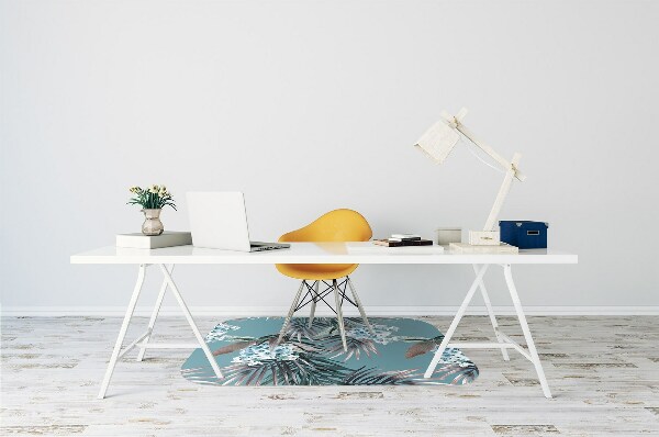 Tapis de chaise Image des feuilles