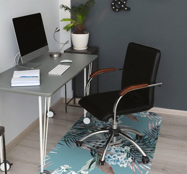 Tapis de chaise Image des feuilles