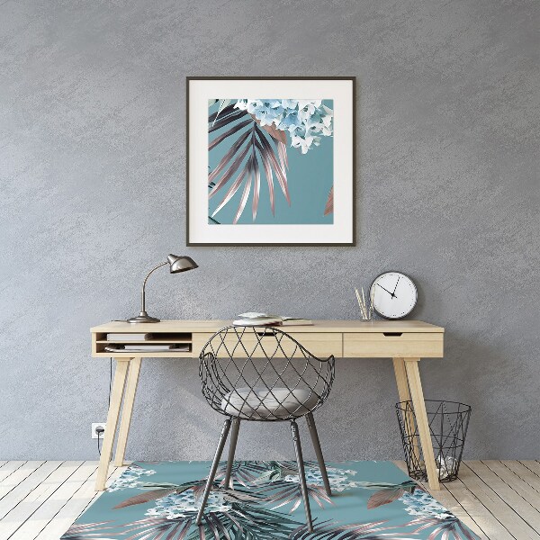 Tapis de chaise Image des feuilles