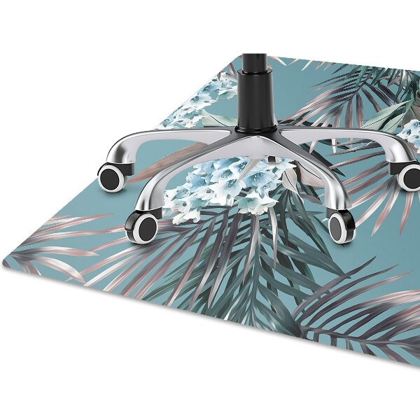 Tapis de chaise Image des feuilles