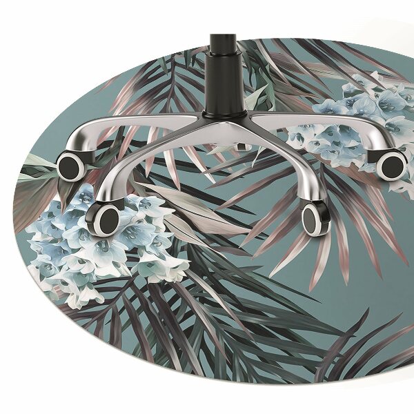 Tapis de chaise Image des feuilles