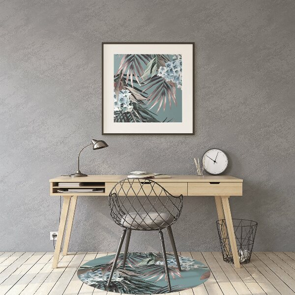 Tapis de chaise Image des feuilles