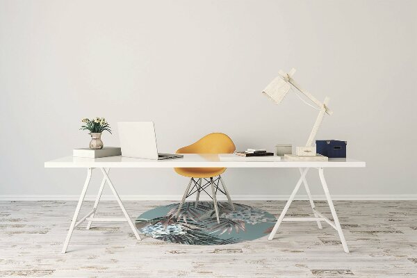 Tapis de chaise Image des feuilles
