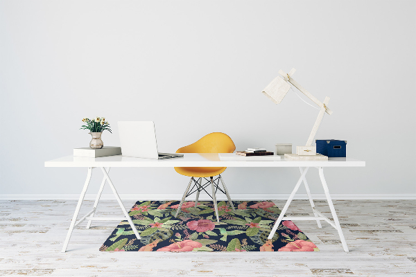 Tapis protège sol Perroquet dans la jungle