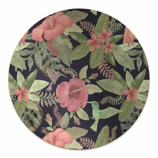 Tapis protège sol Perroquet dans la jungle