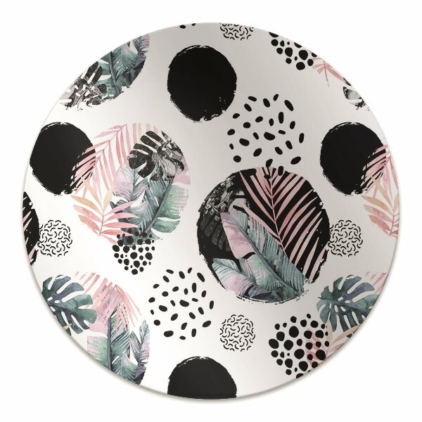 Tapis fauteuil bureau do biura Feuilles d'abstraction
