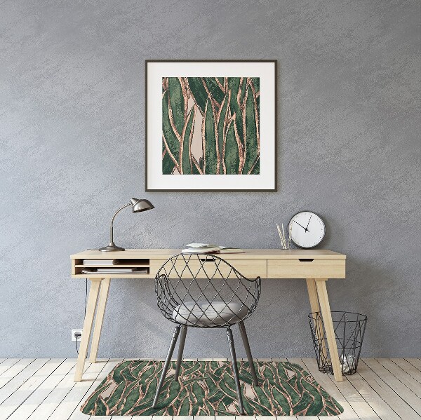 Tapis de chaise de bureau Des buissons