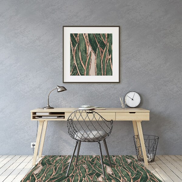 Tapis de chaise de bureau Des buissons