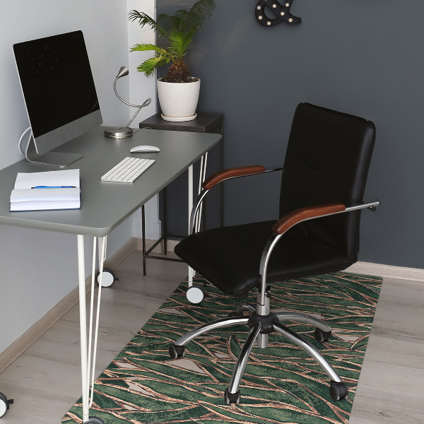 Tapis de chaise de bureau Des buissons