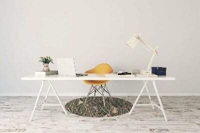 Tapis de chaise de bureau Des buissons