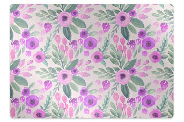 Tapis bureau Motif floral