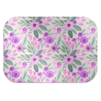 Tapis bureau Motif floral