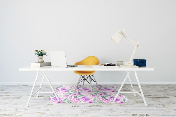 Tapis bureau Motif floral