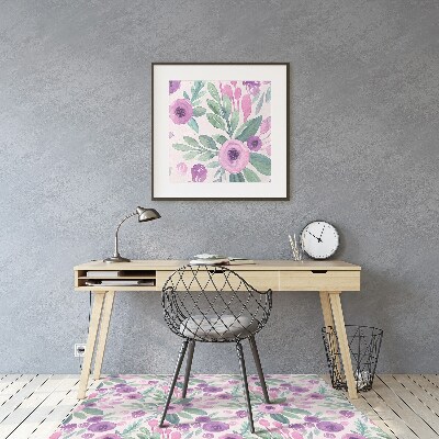 Tapis bureau Motif floral