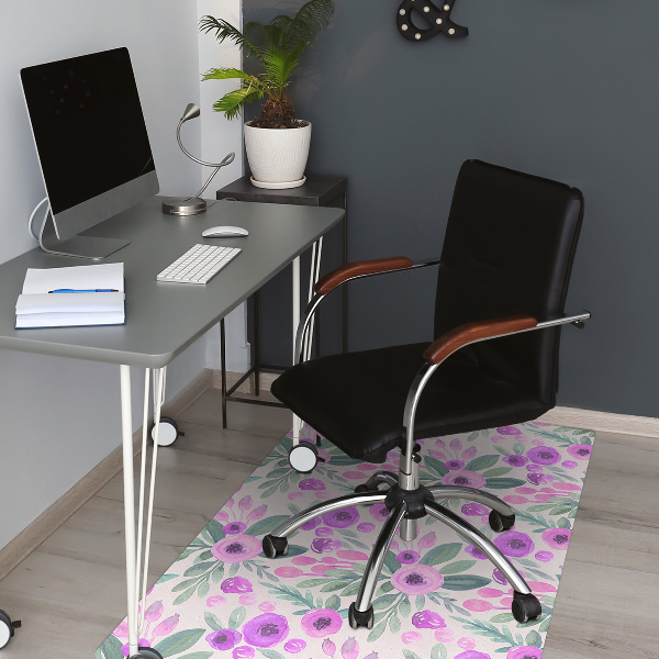Tapis bureau Motif floral