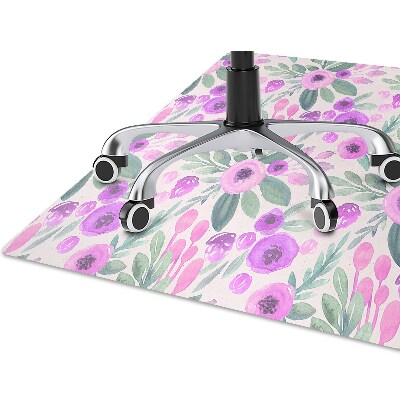 Tapis bureau Motif floral