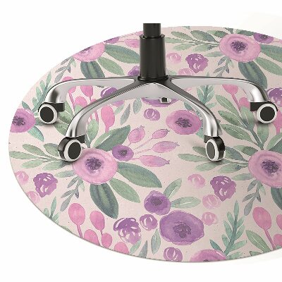 Tapis bureau Motif floral