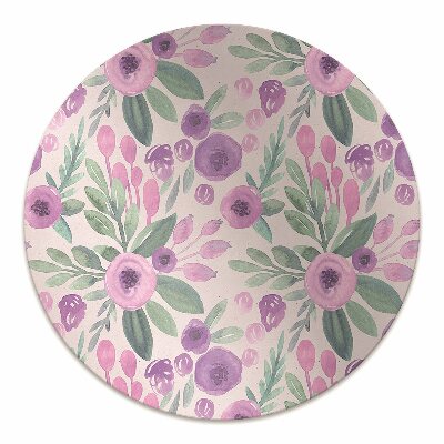 Tapis bureau Motif floral