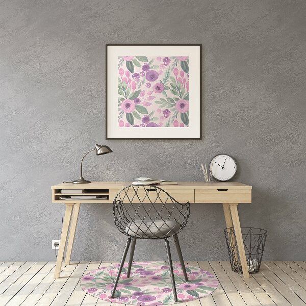 Tapis bureau Motif floral