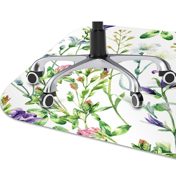 Tapis de chaise Fleurs de terrain