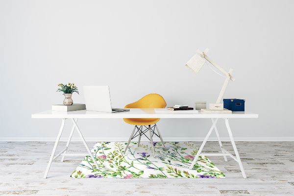 Tapis de chaise Fleurs de terrain