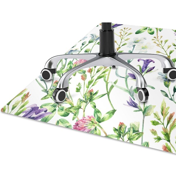 Tapis de chaise Fleurs de terrain