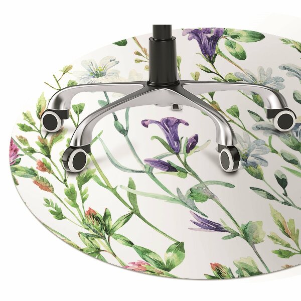 Tapis de chaise Fleurs de terrain